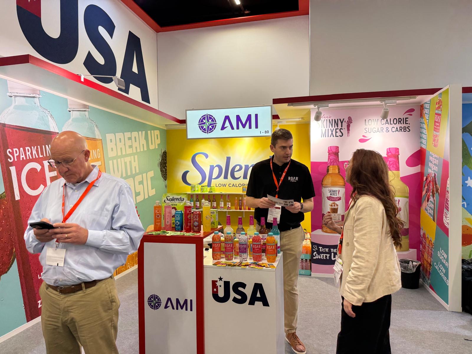 Bretton represented Sparkling Ice, Roar, Splenda, and Skinny Mixes at ANUGA 2025